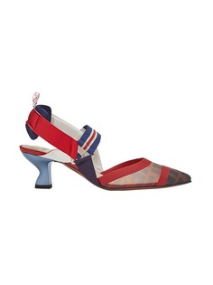 Fendi туфли с ремешком на щиколотке Zucca