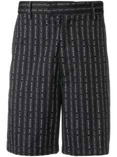 Just Cavalli slogan print bermuda shorts