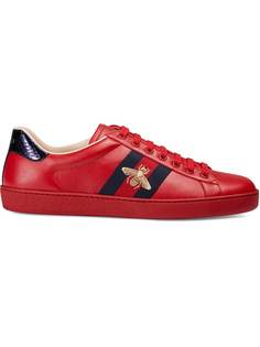 Gucci кроссовки Ace с вышивкой