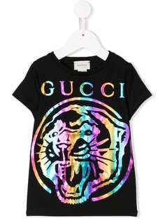 Gucci Kids футболка с логотипом