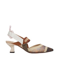 Fendi туфли с ремешком на щиколотке Zucca