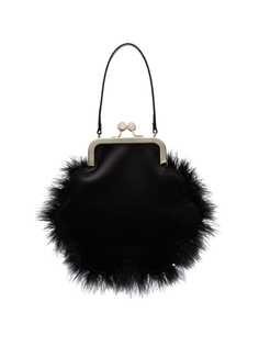 Simone Rocha сумка с отделкой перьями