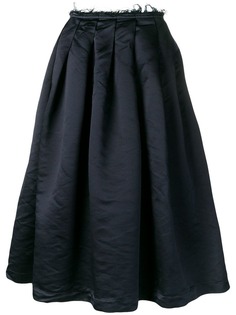 Comme Des Garçons юбка миди с необработанным краем