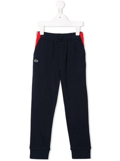 Lacoste Kids спортивные брюки с контрастной вставкой