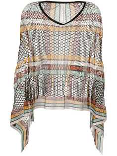 Missoni трикотажное пончо