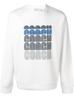 Coach толстовка с вышивкой