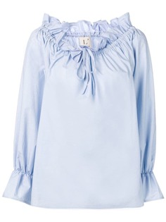 LAutre Chose поплиновая блузка на кулиске