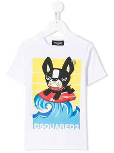 Dsquared2 Kids футболка с принтом Bulldog