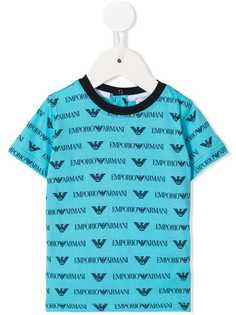 Emporio Armani Kids футболка с логотипом