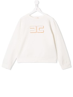 Elisabetta Franchi La Mia Bambina толстовка с вышитым логотипом