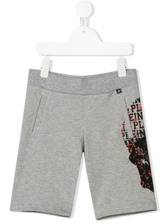 Philipp Plein Junior шорты с принтом