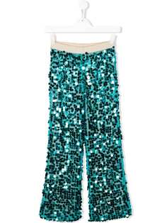 La Stupenderia широкие брюки с пайетками