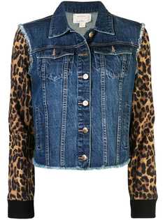 Nicole Miller джинсовая куртка с леопардовым принтом