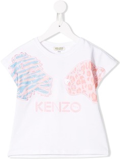 Kenzo Kids футболка с вышивкой