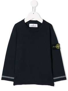 Stone Island Junior трикотажный джемпер с логотипом