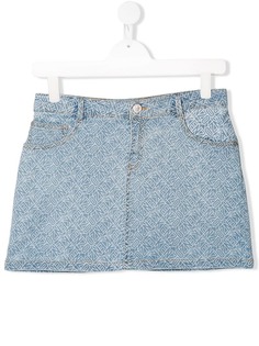 Kenzo Kids джинсовая юбка с логотипом
