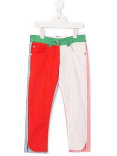 Stella Mccartney Kids джинсы в стиле колор-блок