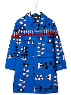 Marni Kids декорированное пальто