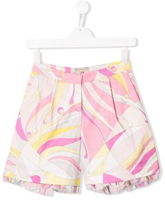 Emilio Pucci Junior шорты с узором