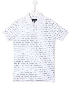 Emporio Armani Kids рубашка-поло с логотипом