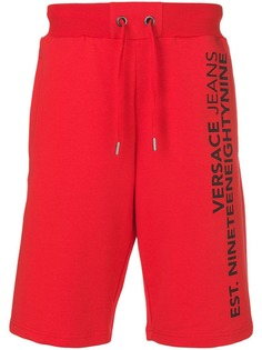 Versace Jeans logo sweat shorts