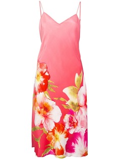 Josie Natori floral print midi dress