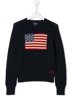 Ralph Lauren Kids джемпер вязки интарсия