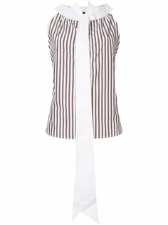 Jejia tie-neck sleeveless shirt