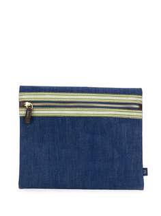 Lardini denim clutch