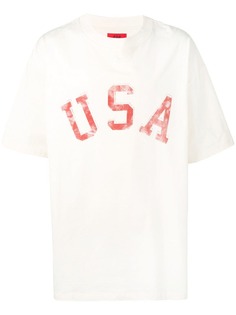 424 футболка в стиле оверсайз с принтом USA
