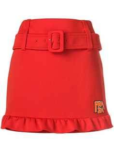 Prada юбка мини с поясом