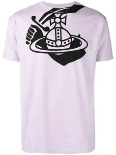 Vivienne Westwood Anglomania футболка с принтом Orb