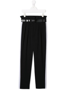 Dkny Kids брюки с логотипом и пряжкой