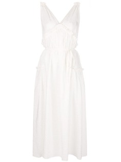 Isa Arfen расклешенное платье с V-образным вырезом