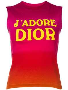 Christian Dior Vintage топ с логотипом