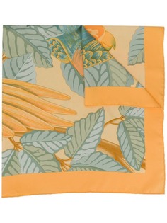 Hermès Vintage шарф с тропическим принтом