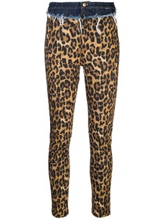 Nicole Miller джинсы скинни с леопардовым принтом
