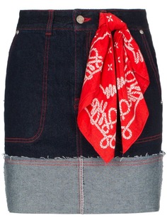 SJYP джинсовая юбка на пуговицах