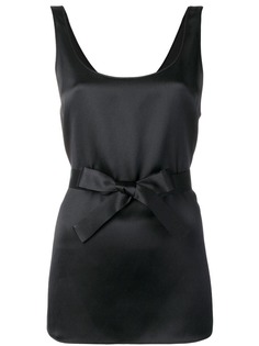 Rochas однотонный топ с поясом