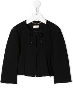Elisabetta Franchi La Mia Bambina жакет со складками