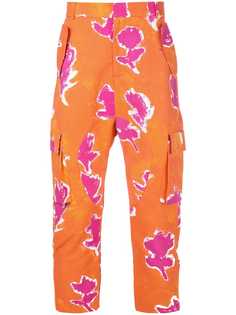 Prabal Gurung floral cargo pants