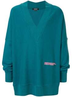 Calvin Klein 205W39nyc джемпер с глубоким V-образным вырезом