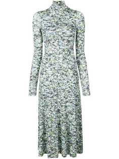 Rosetta Getty платье миди с принтом