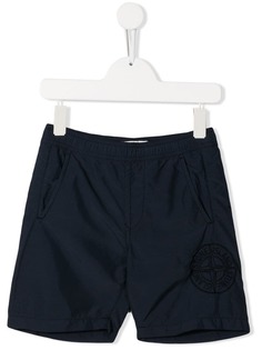 Stone Island Junior шорты с логотипом