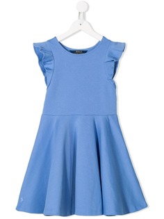 Ralph Lauren Kids платье с оборками на рукавах