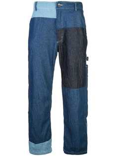 Engineered Garments джинсы в технике пэчворк