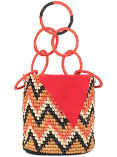 Sensi Studio сумка-ведро с кольцами