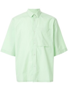 Jil Sander рубашка с нагрудным карманом