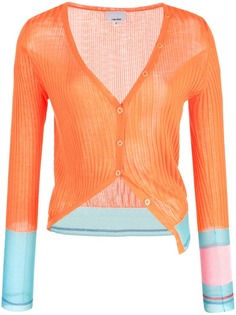 i-am-chen panelled button-up cardigan