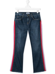 Msgm Kids джинсы с логотипом на лампасах